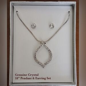 Genuine Crystal Necklace Set